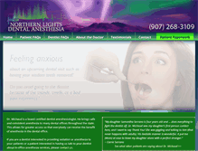 Tablet Screenshot of northernlightsdentalanesthesia.com